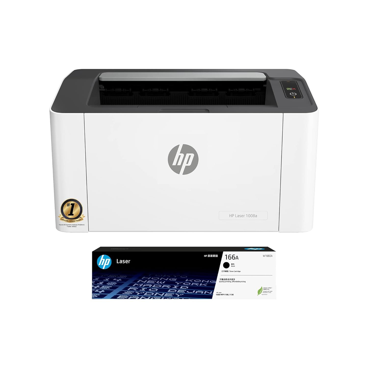 HP Laser 1008w Wireless Single Function Mono Laser Printer